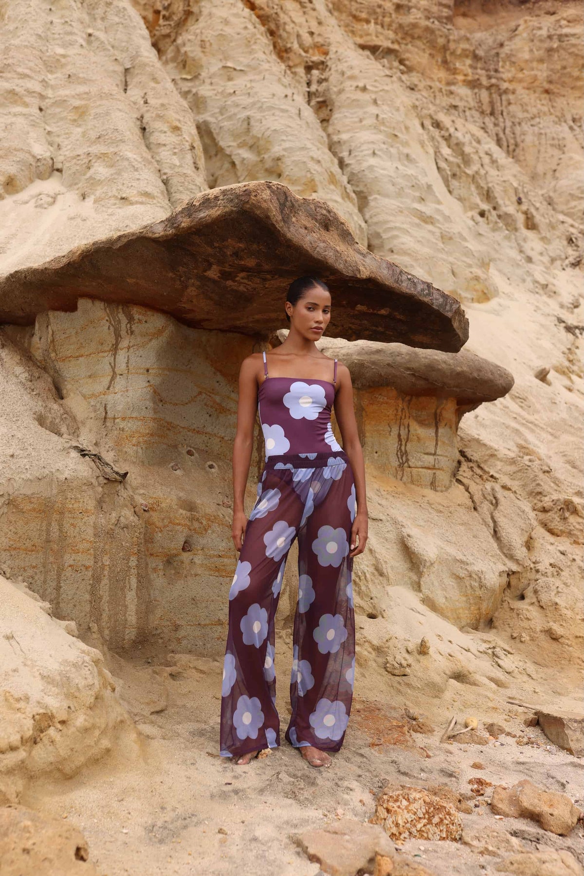 Pantalon Bold Flower