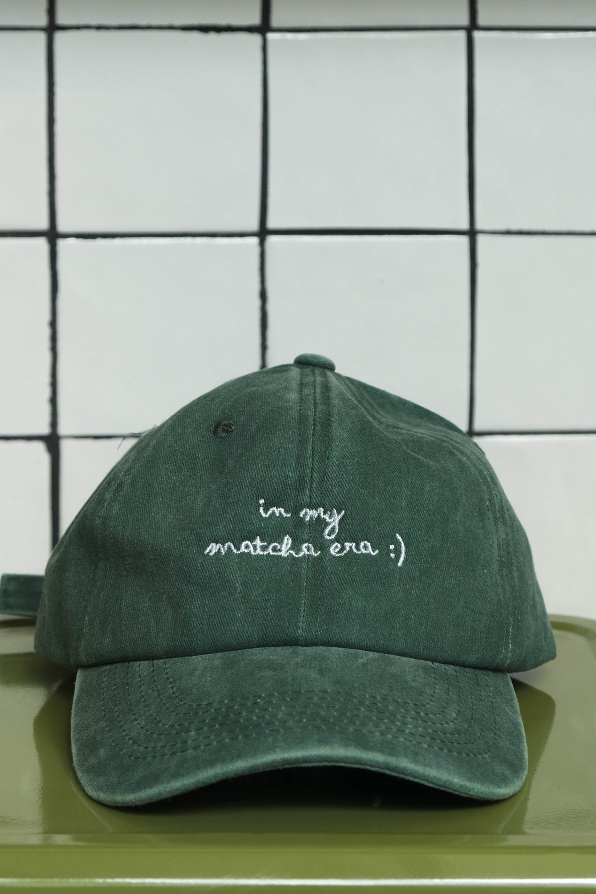gorra in my matcha era