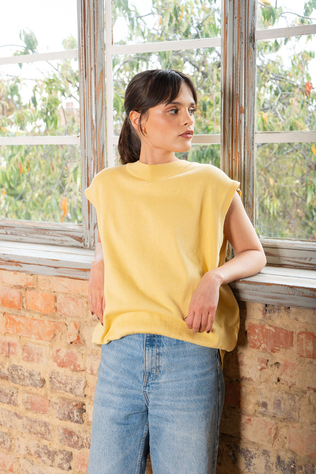 Chaleco Cruzado Amarillo