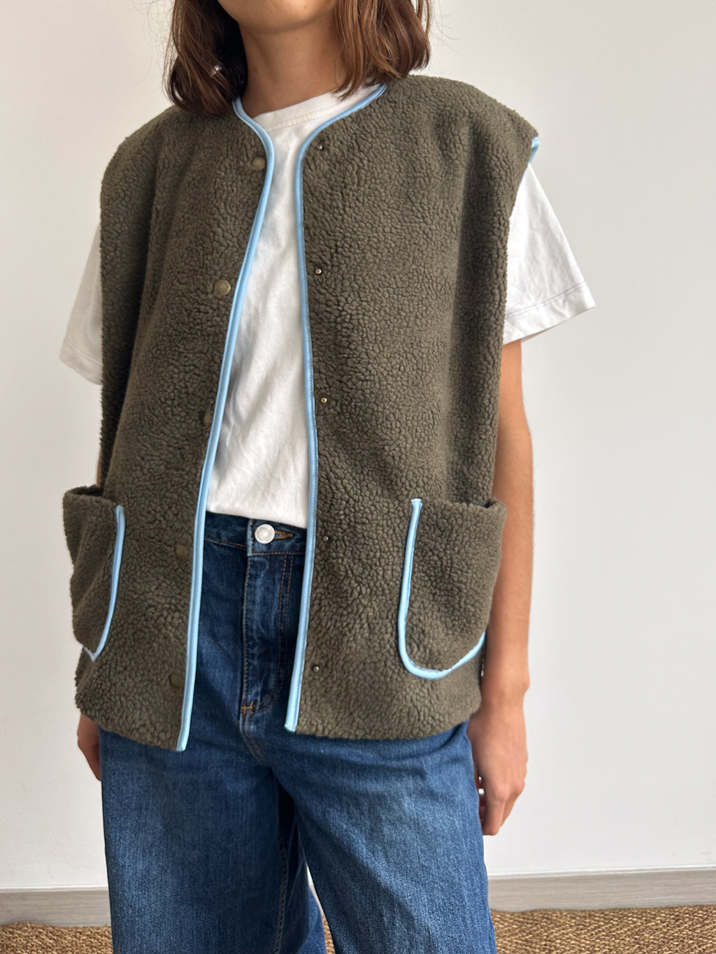 Chaleco Ovejero Verde GARAGE SALE