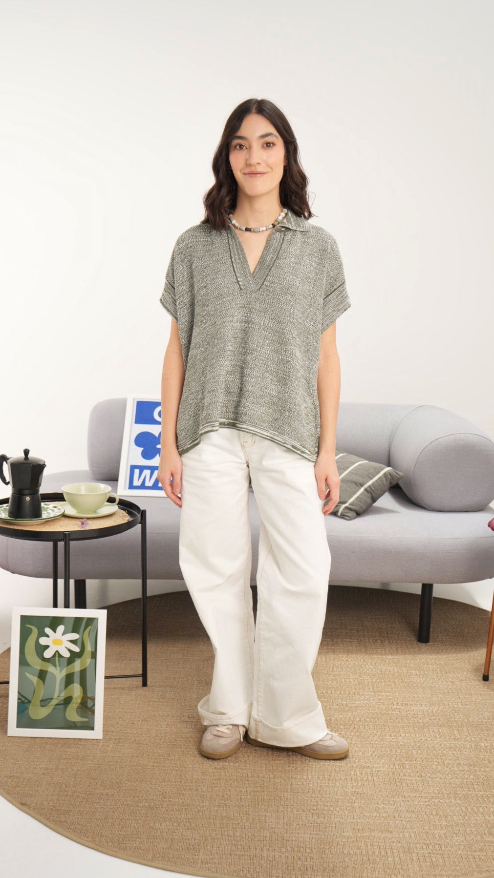 chaleco polo - verde