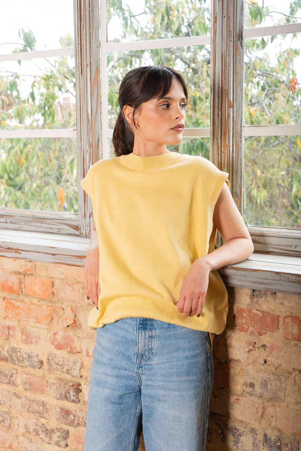 Chaleco Cruzado Amarillo
