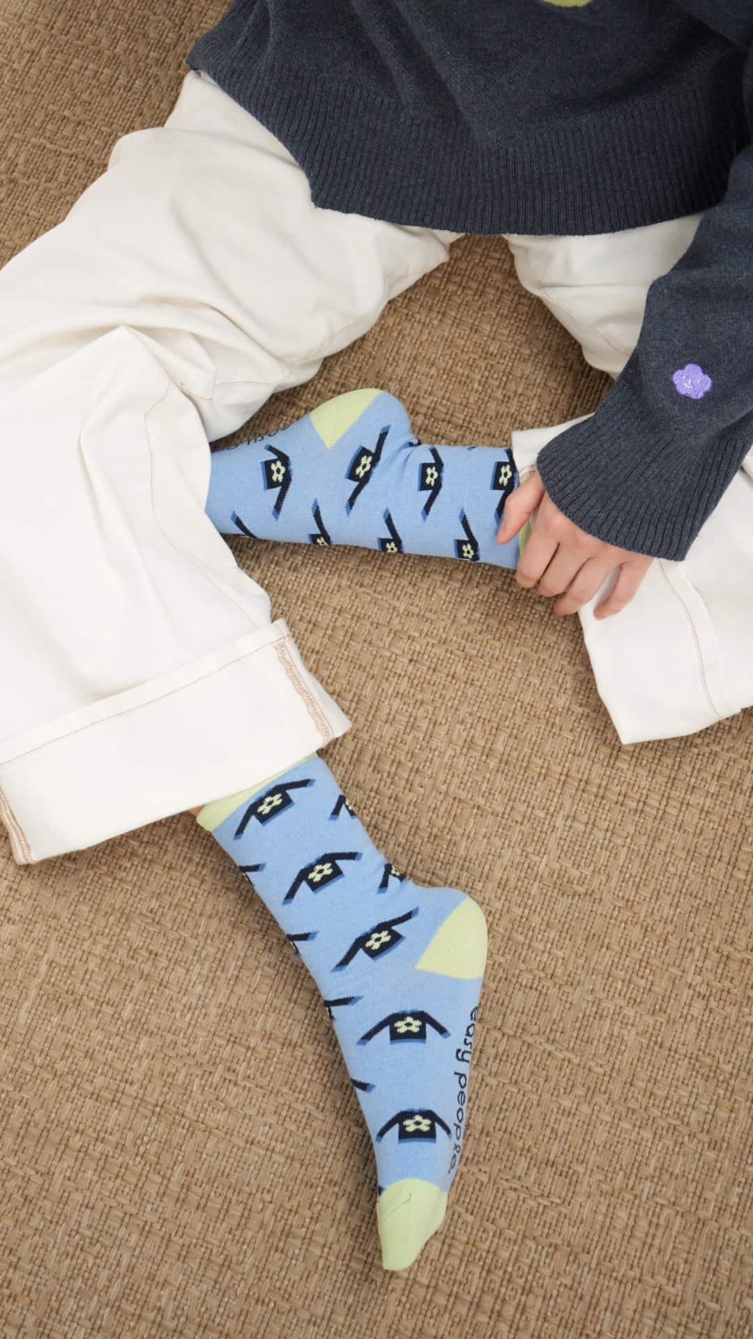 medias de sacos de flor