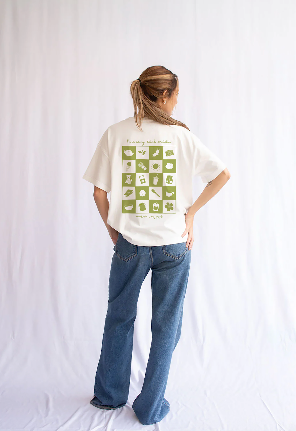 Tshirt Matcha Mosaico